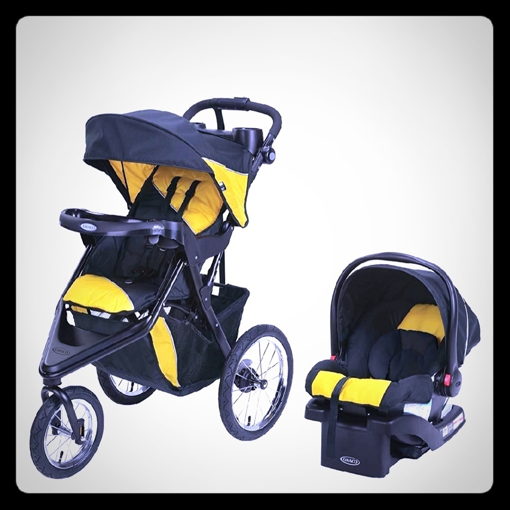 Carseat stroller set.